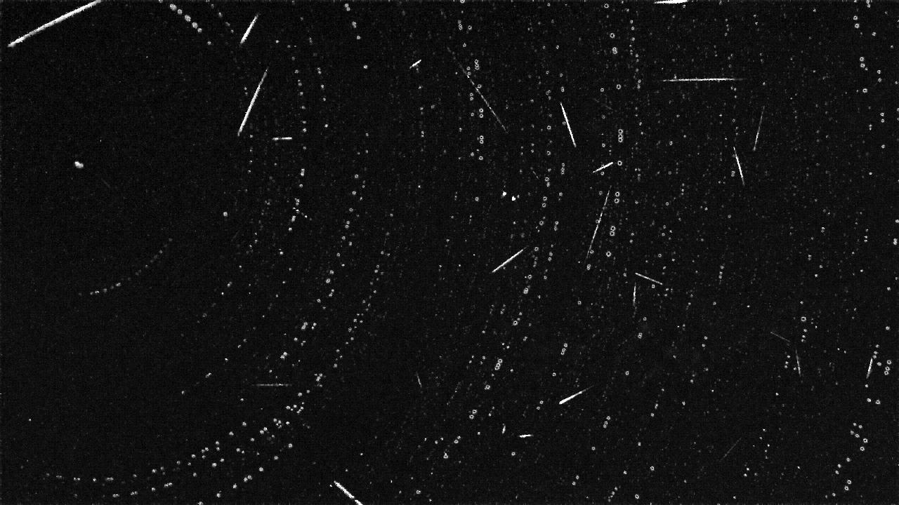 GR0003 meteors startrail